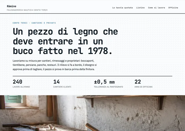 Anteprima: Il laboratorio conto terzi