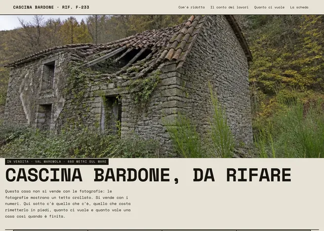 Anteprima: Il rustico da rifare